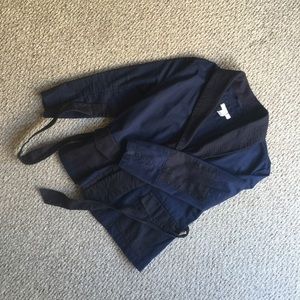 H&M Kimono Jacket - Navy/Black Twill Sz. 10 NWOT